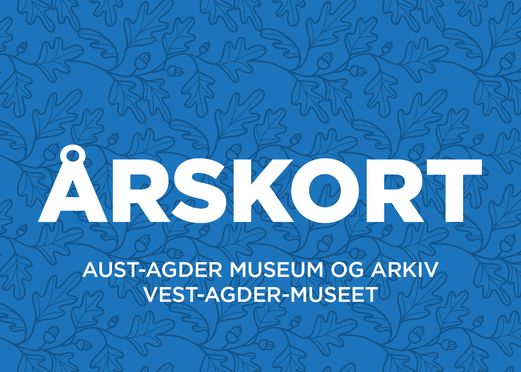 Årskort VOKSEN Vest-Agder-museet og Aust-Agder museum og arkiv