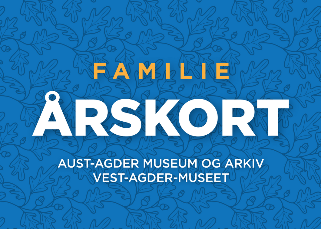 Årskort FAMILIE Vest-Agder-museet og Aust-Agder museum og arkiv